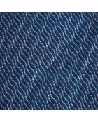 Plaid Tissé 100% Laine Evian abysse