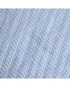 Plaid Tissé 100% Laine Evian eau de bleu