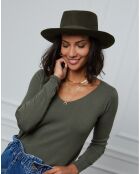 Pull Juliette kaki