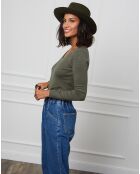 Pull Juliette kaki