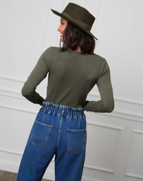 Pull Juliette kaki