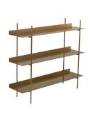 Etagère à poser Shb-015 dorée - 120x34x105 cm