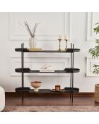 Etagère à poser Shb-016 noire - 120x34x105 cm