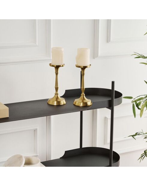 Etagère à poser Shb-016 noire - 120x34x105 cm