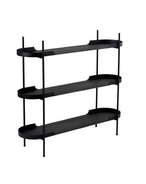 Etagère à poser Shb-016 noire - 120x34x105 cm