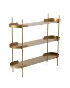 Etagère à poser Shb-016-A dorée - 120x34x105 cm