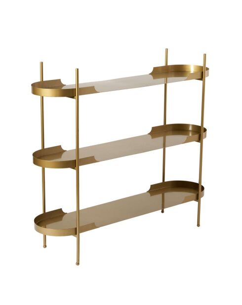 Etagère à poser Shb-016-A dorée - 120x34x105 cm