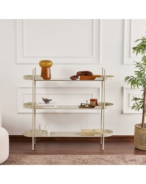 Etagère à poser Shb-016-B taupe - 120x34x105 cm