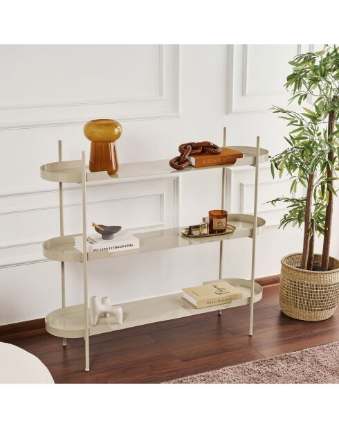 Etagère à poser Shb-016-B taupe - 120x34x105 cm