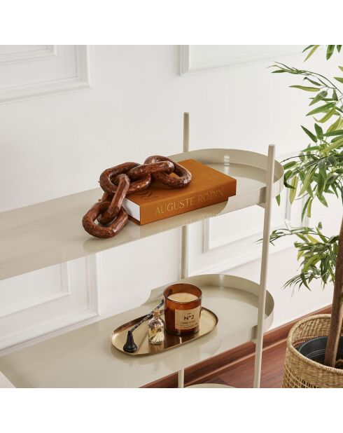Etagère à poser Shb-016-B taupe - 120x34x105 cm
