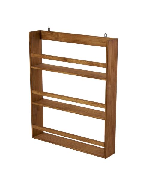 Etagère murale Cm-067 bois - 73x14x90 cm
