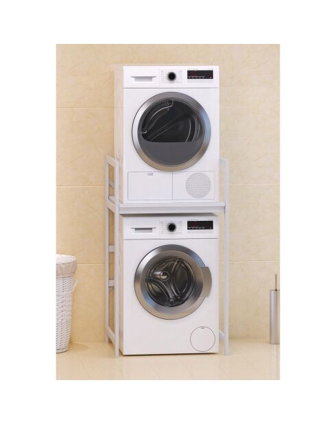 C7 Waschmaschinenschrank, 70 x 116 x 60 cm, Weiß