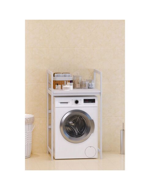C7 Waschmaschinenschrank, 70 x 116 x 60 cm, Weiß