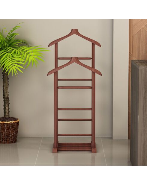 Valet de chambre Beta Double walnut - 33.5x120x46 cm