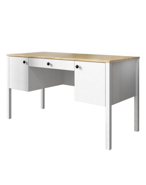 Bureau FRN bois blanc - 132 x73x60 cm