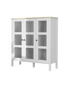 Bibliothèque FRN bois blanc - 112x123x40 cm