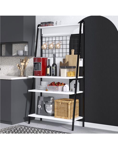 Meuble cuisine Benco noir/blanc - 84x170x40 cm