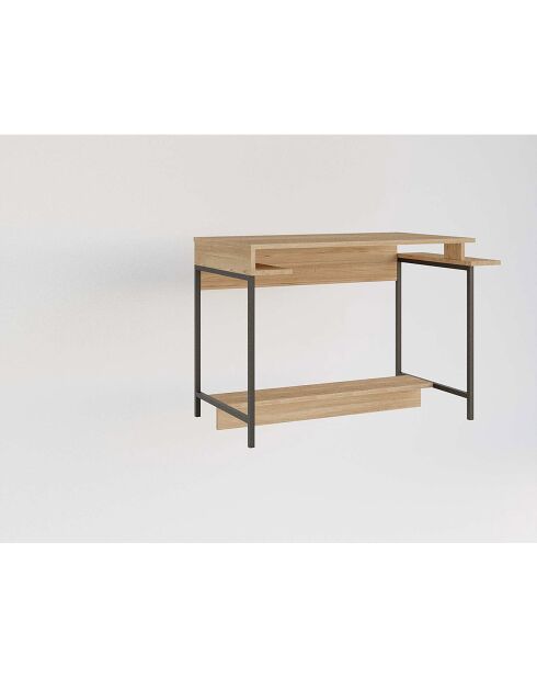 Bureau Balista saphir/noir - 113x74x57 cm