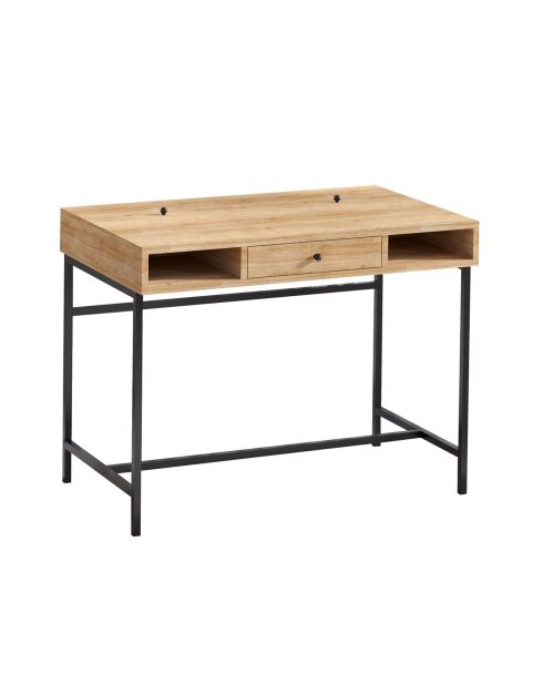 Bureau Berry saphir/noir - 100x75x60 cm