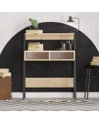 Bureau Class saphir/noir - 79x100x50 cm