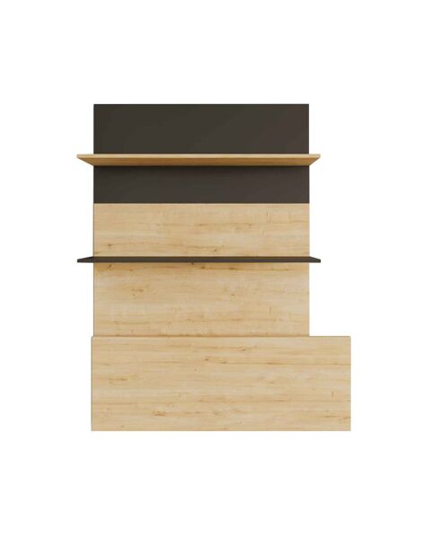 Bureau mural Pooh saphir/noir - 90x90x50 cm