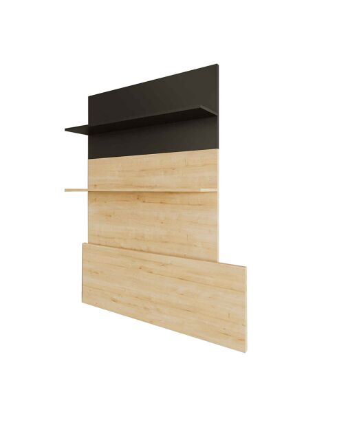 Bureau mural Pooh saphir/noir - 90x90x50 cm