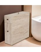 Meuble toilette Calencia travertine - 20x55x60 cm