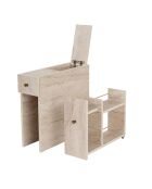 Meuble toilette Calencia travertine - 20x55x60 cm