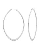 Boucles d'oreilles en Acier & Oxydes de zirconium argentées