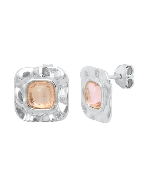 Boucles d'oreilles en Argent & Cristal
