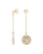 Boucles d'oreilles en Argent doré & Cristal