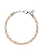 Bracelet en Argent & Multichaines multicolore