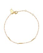 Bracelet en Argent doré & Email corail