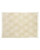 Couverture Coton Ayana beige - 130x170 cm