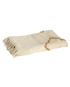 Couverture Coton Lyra beige - 130x170 cm
