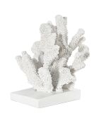 2 Serre-Livres Corail blancs - 25x20x18 cm