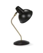 Lampe Noir/Laiton Vintage noire - 20x15x38 cm