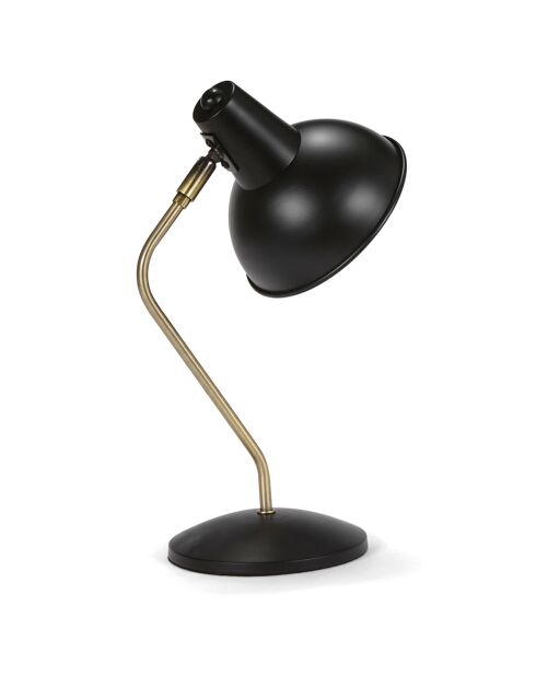 Lampe Noir/Laiton Vintage noire - 20x15x38 cm