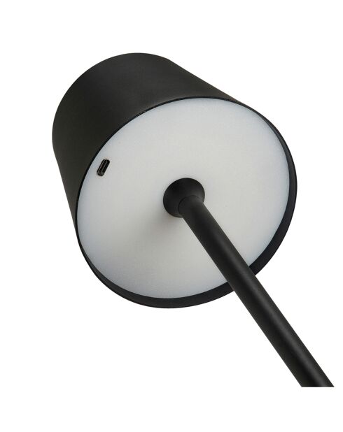 Lampe Led Sans Fil noire - Ø 10.5x36.5 cm