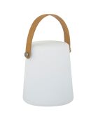 Lampe Led Sans Fil Controle à Distance blanche - 14x14 x16 cm