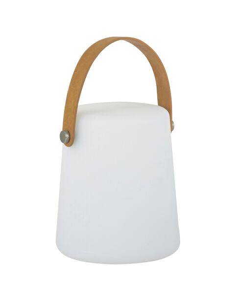 Lampe Led Sans Fil Controle à Distance blanche - 14x14 x16 cm