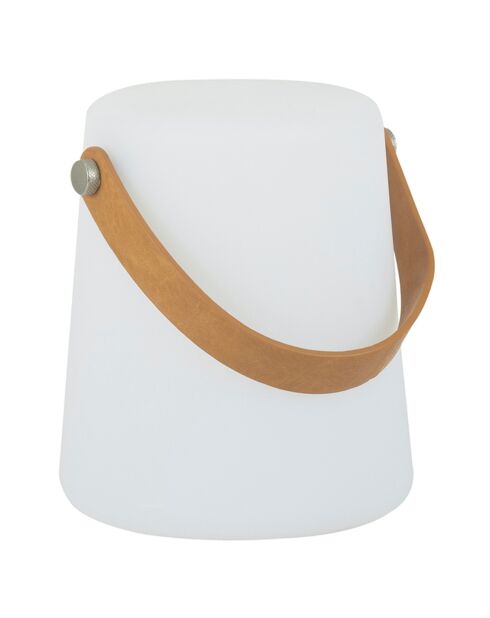 Lampe Led Sans Fil Controle à Distance blanche - 14x14 x16 cm