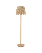 Lampe à Pied Frida Corde Papier/Bois beige - Ø 39x151 cm