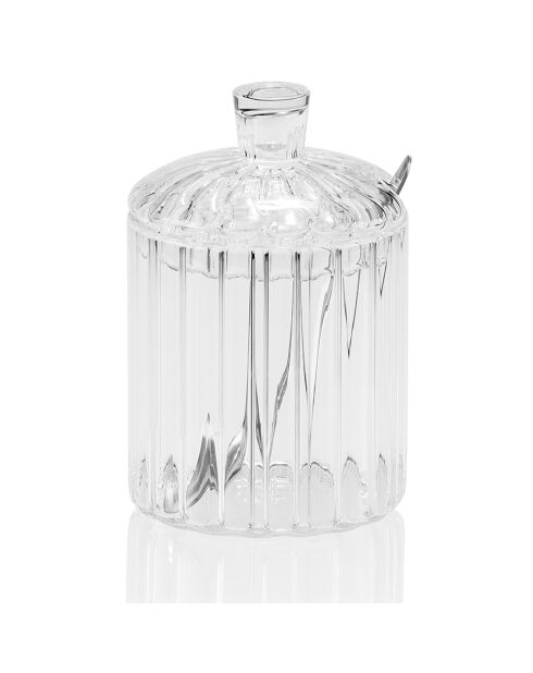 Set Sucrier/Pot à Lait en Verre transparent