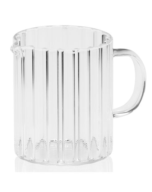 Set Sucrier/Pot à Lait en Verre transparent
