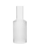 Pichet Verre Ripple transparent - Ø 9x24 cm