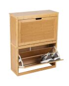 Meuble à Chaussures beige - 63x24x81 cm