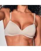 Soutien-gorge sans armature sépia