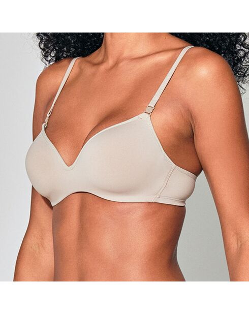 Soutien-gorge sans armature sépia