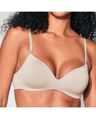 Soutien-gorge sans armature sépia